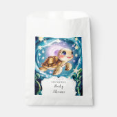 亀の赤ちゃんシャワー フェイバーバッグ (正面)