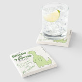 亀の起源の理論2 ストーンコースター (横)