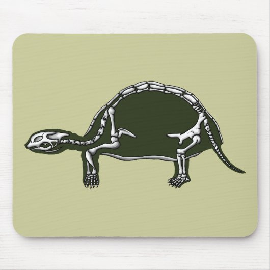 亀の骨格 マウスパッド (正面)