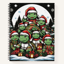 亀はクリスマスプレゼントに満足している