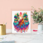 亀は液園に浮かぶ。 アクリルサイン (ウェディング)