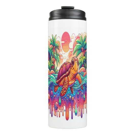 亀は液園に浮かぶ。 タンブラー (正面)