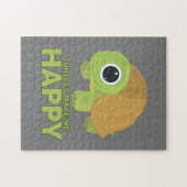 亀は私を幸福にする ジグソーパズル (横)