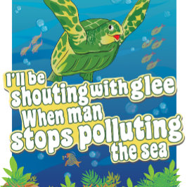 亀は…喜んで叫ぶ キャンバスプリント