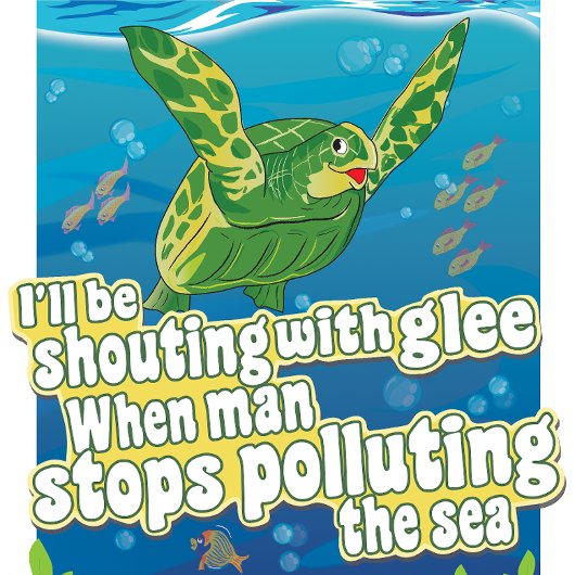 亀は…喜んで叫ぶ Tシャツ