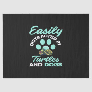 亀や犬に簡単に気を取られる – Turtle Dog 薄葉紙