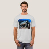 亀や魚とダイビング Tシャツ (正面フル)