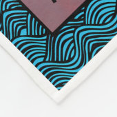 亀を救飛ばす フリースブランケット (角)