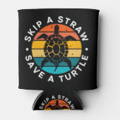 亀を救飛ばす 缶クーラー (正面)