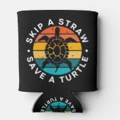 亀を救飛ばす 缶クーラー (裏面)