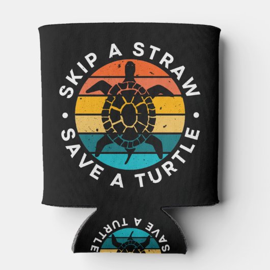 亀を救飛ばす 缶クーラー (裏面)