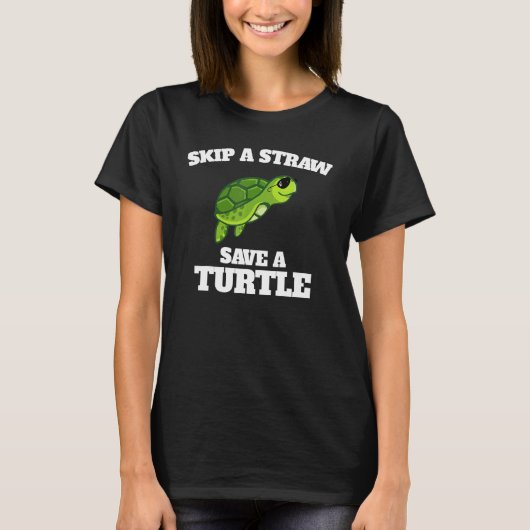 亀を救飛ばす Tシャツ (正面)