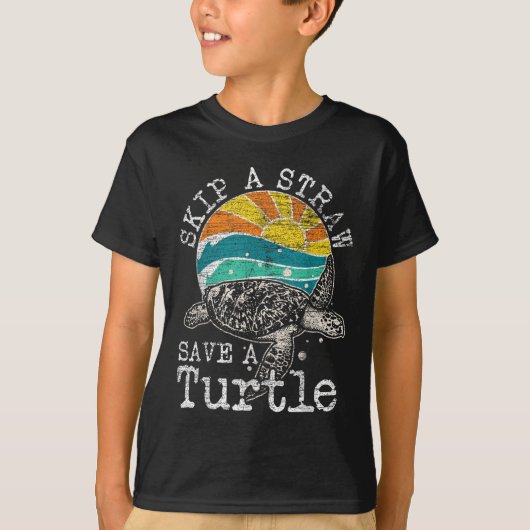 亀を救飛ばす Tシャツ (正面)