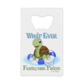 亀を浮かせるものは何でも2 クレジットカード栓抜き (正面)