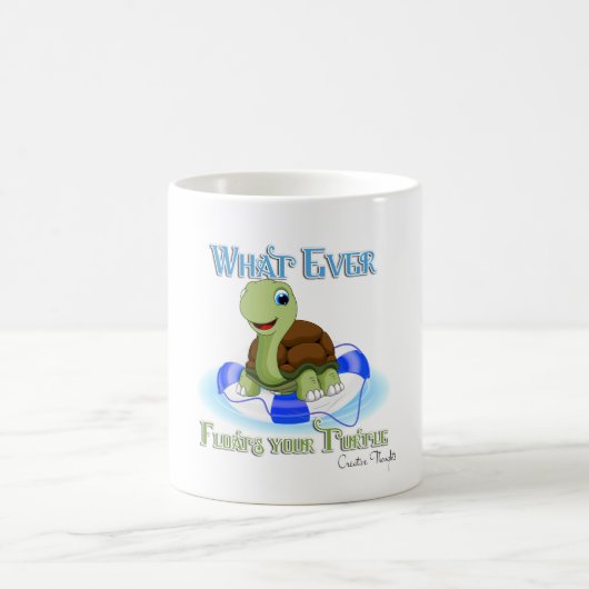 亀を浮かせるものは何でも2 コーヒーマグカップ (中央)