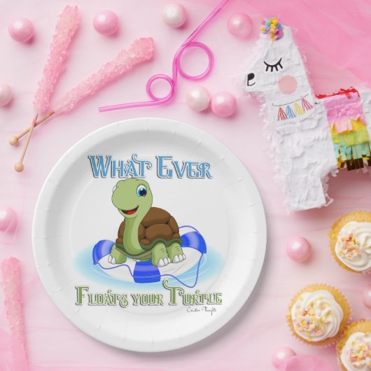 亀を浮かせるものは何でも2 ペーパープレート (パーティー)
