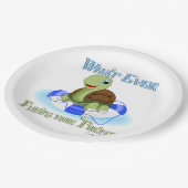 亀を浮かせるものは何でも2 ペーパープレート (アングル)