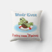 亀を浮かべるものは クッション (裏面)