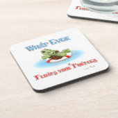 亀を浮かべるものは コースター (左側)