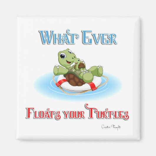 亀を浮かべるものは マグネット (正面)