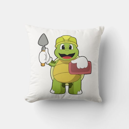 亀を石でメイスンに クッション (正面)