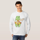 亀を鋏で美容師 Tシャツ (正面フル)