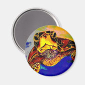 亀を顔! マグネット (正面/裏面)