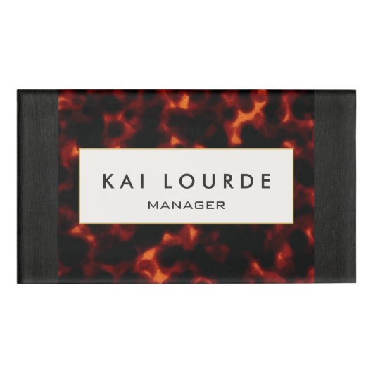 亀スタイリッシュエレガント甲 名札 (正面)