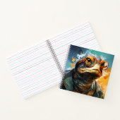 亀スタイリッシュ眼鏡トレンディー亀 ノートブック (内部)