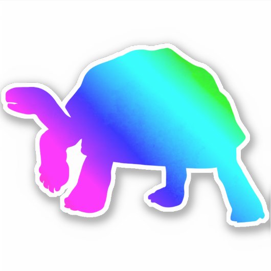 亀ステッカー シール (正面)