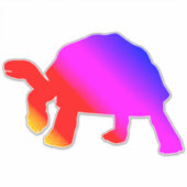 亀ステッカー シール (正面)