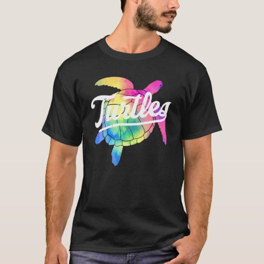 亀引用文私は本当に亀カッコいい亀 Tシャツ (正面)