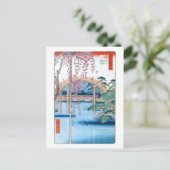 亀戸神社広重ファインアート ポストカード (スタンド正面)