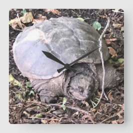 亀時計 スクエア壁時計