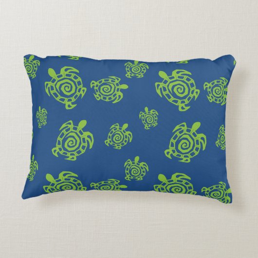 亀模様(緑) アクセントクッション (裏面)