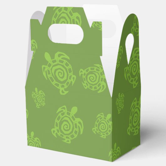 亀渦巻形のの緑 フェイバーボックス (オープン)