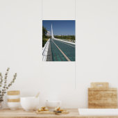 亀湾の日時計の橋 ポスター (キッチン)