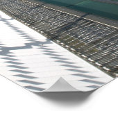 亀湾の日時計の橋 ポスター (角)