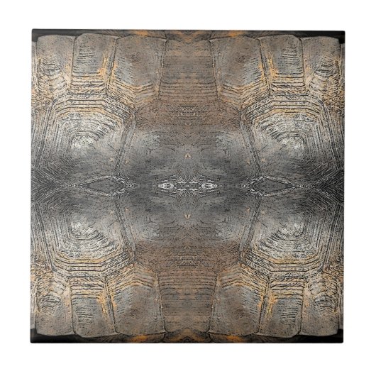 亀甲亀甲模様 タイル (正面)