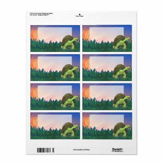 亀甲文房具 ラベル (フルシート)