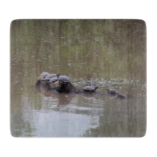 亀甲板 カッティングボード (正面)