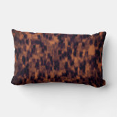 亀甲模様アニマルプリントのモノグラム名  ランバークッション (裏面)