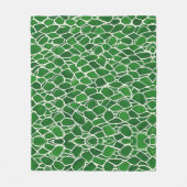 亀甲模様 フリースブランケット (正面)