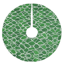 亀甲模様 ブラッシュドポリエステルツリースカート