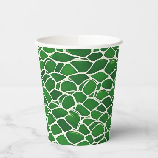 亀甲模様 紙コップ (左)