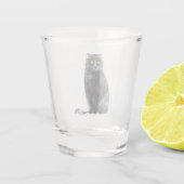 亀甲猫 ショットグラス (裏面)