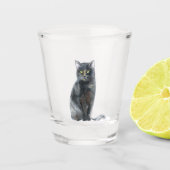 亀甲猫 ショットグラス (正面)