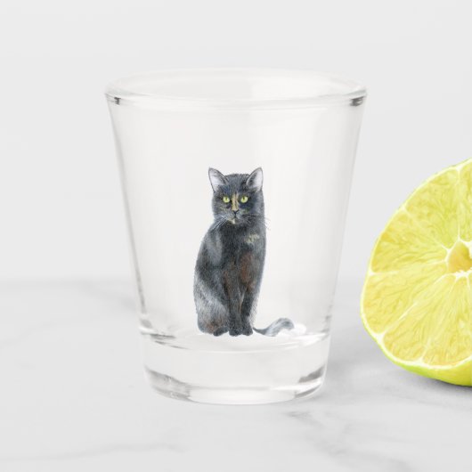 亀甲猫 ショットグラス (正面)