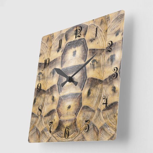 亀甲 スクエア壁時計 (傾斜)