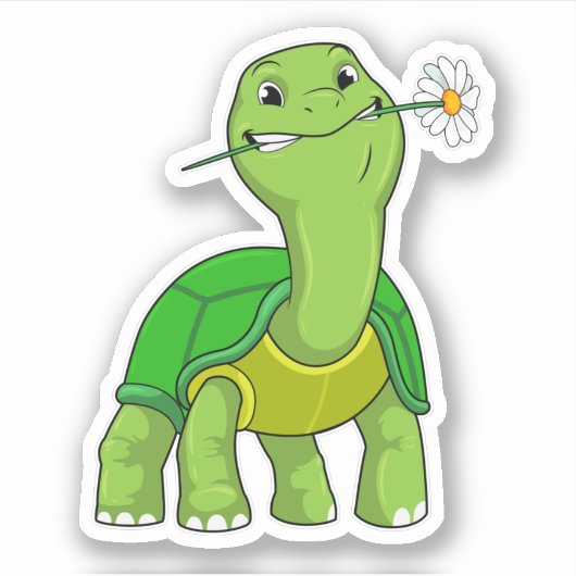 亀花デイジー シール (正面)